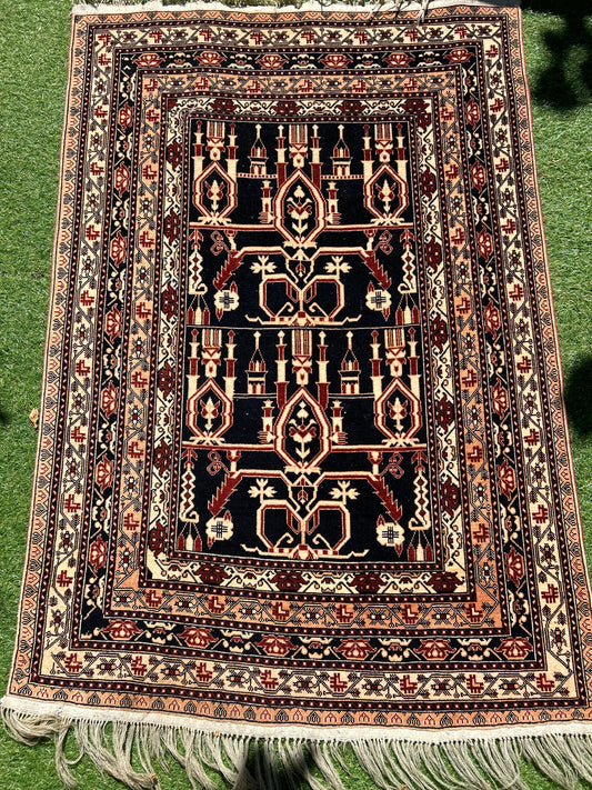 Handmade Afghan Wool Rug